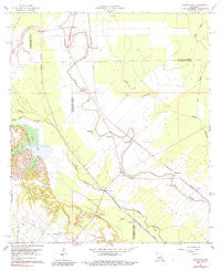 Whiteville Louisiana Historical topographic map, 1:24000 scale, 7.5 X 7.5 Minute, Year 1966