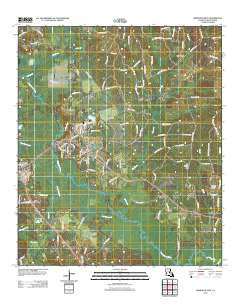 Winnfield East Louisiana Historical topographic map, 1:24000 scale, 7.5 X 7.5 Minute, Year 2012