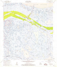 Yscloskey Louisiana Historical topographic map, 1:24000 scale, 7.5 X 7.5 Minute, Year 1957