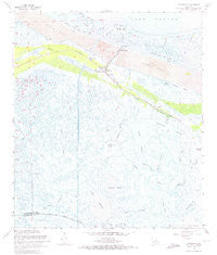 Yscloskey Louisiana Historical topographic map, 1:24000 scale, 7.5 X 7.5 Minute, Year 1968