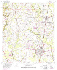 Zachary Louisiana Historical topographic map, 1:24000 scale, 7.5 X 7.5 Minute, Year 1963