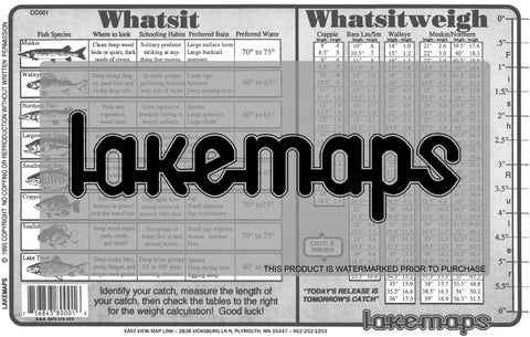 Buy map Fish Identification Card CC-001
