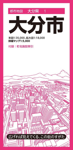 Buy map Oita City Map