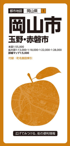 Buy map Okayama City Map