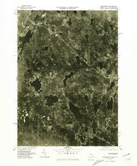 Ashburnham Massachusetts Historical topographic map, 1:25000 scale, 7.5 X 7.5 Minute, Year 1975