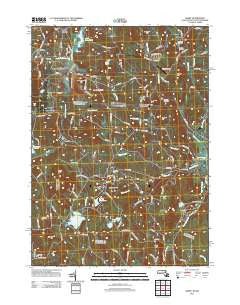Ashby Massachusetts Historical topographic map, 1:24000 scale, 7.5 X 7.5 Minute, Year 2012