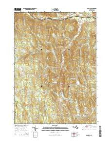 Ashfield Massachusetts Current topographic map, 1:24000 scale, 7.5 X 7.5 Minute, Year 2015