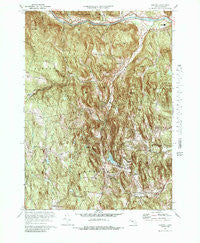 Ashfield Massachusetts Historical topographic map, 1:25000 scale, 7.5 X 7.5 Minute, Year 1971