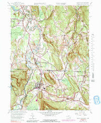 Ashley Falls Massachusetts Historical topographic map, 1:24000 scale, 7.5 X 7.5 Minute, Year 1958