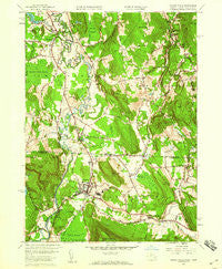 Ashley Falls Massachusetts Historical topographic map, 1:24000 scale, 7.5 X 7.5 Minute, Year 1958