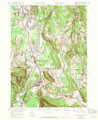 Ashley Falls Massachusetts Historical topographic map, 1:24000 scale, 7.5 X 7.5 Minute, Year 1958