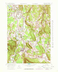 Ashley Falls Massachusetts Historical topographic map, 1:25000 scale, 7.5 X 7.5 Minute, Year 1958