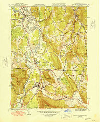 Ashley Falls Massachusetts Historical topographic map, 1:31680 scale, 7.5 X 7.5 Minute, Year 1949