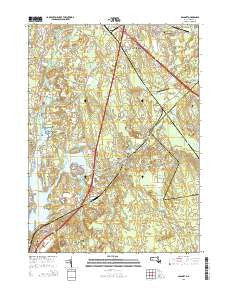 Assonet Massachusetts Current topographic map, 1:24000 scale, 7.5 X 7.5 Minute, Year 2015