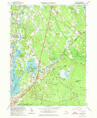 Assonet Massachusetts Historical topographic map, 1:24000 scale, 7.5 X 7.5 Minute, Year 1963
