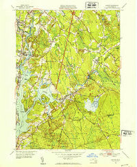 Assonet Massachusetts Historical topographic map, 1:31680 scale, 7.5 X 7.5 Minute, Year 1951