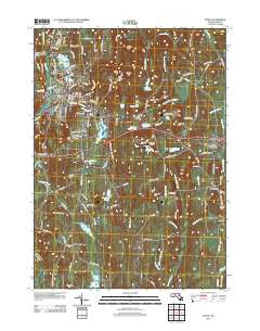 Athol Massachusetts Historical topographic map, 1:24000 scale, 7.5 X 7.5 Minute, Year 2012