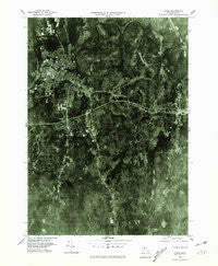 Athol Massachusetts Historical topographic map, 1:25000 scale, 7.5 X 7.5 Minute, Year 1975