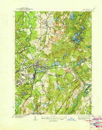 Ayer Massachusetts Historical topographic map, 1:31680 scale, 7.5 X 7.5 Minute, Year 1939