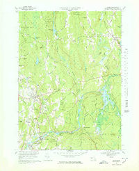 Barre Massachusetts Historical topographic map, 1:25000 scale, 7.5 X 7.5 Minute, Year 1969