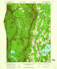 Bashbish Falls Massachusetts Historical topographic map, 1:24000 scale, 7.5 X 7.5 Minute, Year 1958