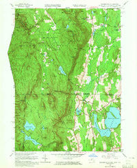 Bashbish Falls Massachusetts Historical topographic map, 1:24000 scale, 7.5 X 7.5 Minute, Year 1958