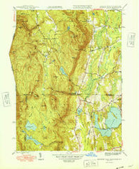 Bashbish Falls Massachusetts Historical topographic map, 1:31680 scale, 7.5 X 7.5 Minute, Year 1949