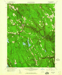 Becket Massachusetts Historical topographic map, 1:24000 scale, 7.5 X 7.5 Minute, Year 1958