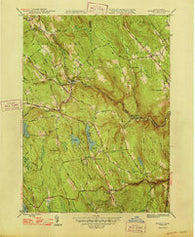 Becket Massachusetts Historical topographic map, 1:31680 scale, 7.5 X 7.5 Minute, Year 1948