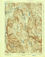 Becket Massachusetts Historical topographic map, 1:62500 scale, 15 X 15 Minute, Year 1897