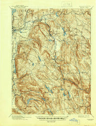 Becket Massachusetts Historical topographic map, 1:62500 scale, 15 X 15 Minute, Year 1897