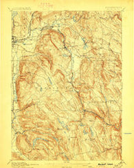 Becket Massachusetts Historical topographic map, 1:62500 scale, 15 X 15 Minute, Year 1897