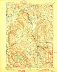Becket Massachusetts Historical topographic map, 1:62500 scale, 15 X 15 Minute, Year 1897