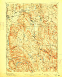 Becket Massachusetts Historical topographic map, 1:62500 scale, 15 X 15 Minute, Year 1897