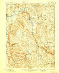 Becket Massachusetts Historical topographic map, 1:62500 scale, 15 X 15 Minute, Year 1897