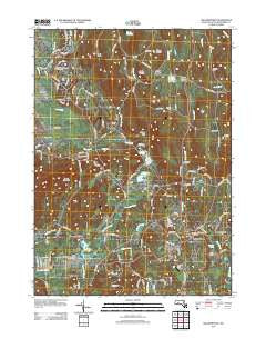 Belchertown Massachusetts Historical topographic map, 1:24000 scale, 7.5 X 7.5 Minute, Year 2012