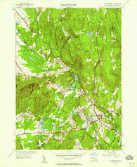 Belchertown Massachusetts Historical topographic map, 1:24000 scale, 7.5 X 7.5 Minute, Year 1949