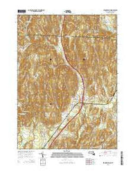 Bernardston Massachusetts Current topographic map, 1:24000 scale, 7.5 X 7.5 Minute, Year 2015