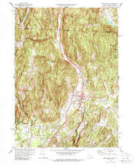 Bernardston Massachusetts Historical topographic map, 1:24000 scale, 7.5 X 7.5 Minute, Year 1977
