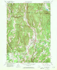 Bernardston Massachusetts Historical topographic map, 1:24000 scale, 7.5 X 7.5 Minute, Year 1961