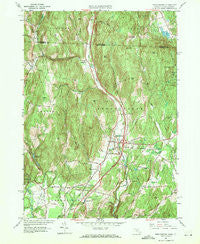 Bernardston Massachusetts Historical topographic map, 1:24000 scale, 7.5 X 7.5 Minute, Year 1961