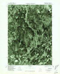 Bernardston Massachusetts Historical topographic map, 1:25000 scale, 7.5 X 7.5 Minute, Year 1975