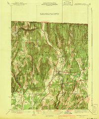 Bernardston Massachusetts Historical topographic map, 1:31680 scale, 7.5 X 7.5 Minute, Year 1941