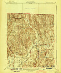 Bernardston Massachusetts Historical topographic map, 1:31680 scale, 7.5 X 7.5 Minute, Year 1941