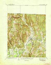 Bernardston Massachusetts Historical topographic map, 1:31680 scale, 7.5 X 7.5 Minute, Year 1941
