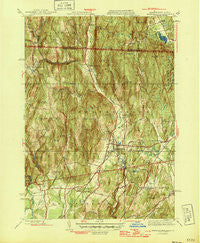 Bernardston Massachusetts Historical topographic map, 1:31680 scale, 7.5 X 7.5 Minute, Year 1946