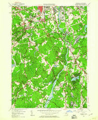 Billerica Massachusetts Historical topographic map, 1:24000 scale, 7.5 X 7.5 Minute, Year 1950
