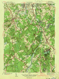 Billerica Massachusetts Historical topographic map, 1:31680 scale, 7.5 X 7.5 Minute, Year 1941