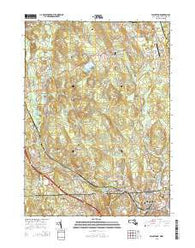 Blackstone Massachusetts Current topographic map, 1:24000 scale, 7.5 X 7.5 Minute, Year 2015