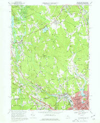 Blackstone Massachusetts Historical topographic map, 1:24000 scale, 7.5 X 7.5 Minute, Year 1969